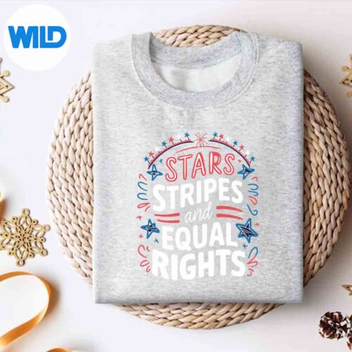 Stars Stripes And Equal Rights Of July Cut File 4 StarsStripesAndEqualRightsOfJulysweater