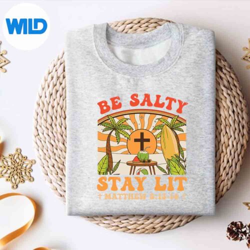 SummerBeachBeSaltyStayLitMatthewsweater