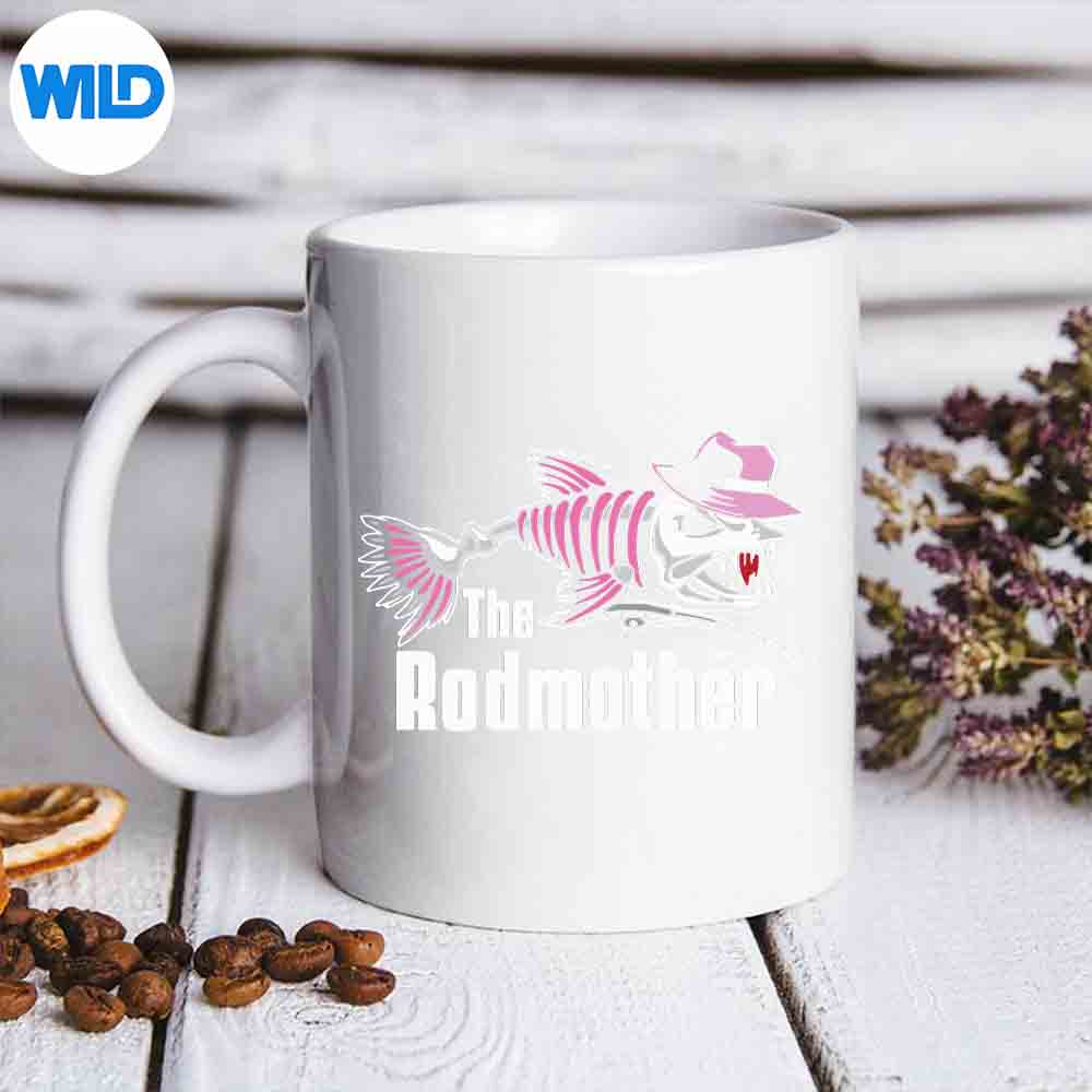 The Rodmother Fishing Mom Vintage Silhouette SVG PNG Cut File 7 TheRodmotherFishingMomVintagemug