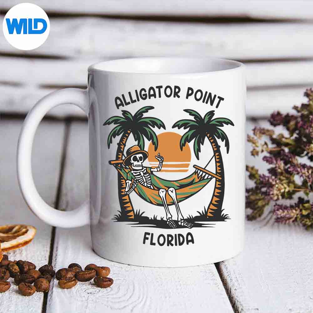 Vintage Alligator Point Florida Palms Fl Sunset Design for Cricut 1 VintageAlligatorPointFloridaPalmsFlSunsetmug