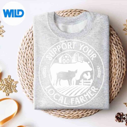 VintageSupportYourLocalFarmersFarmingFarmsweater