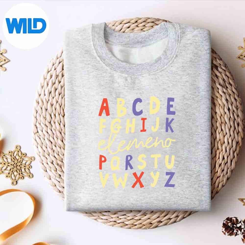Alternative view of Abc Elemeno Back To School Kindergarten Teacher Student SVG PNG
