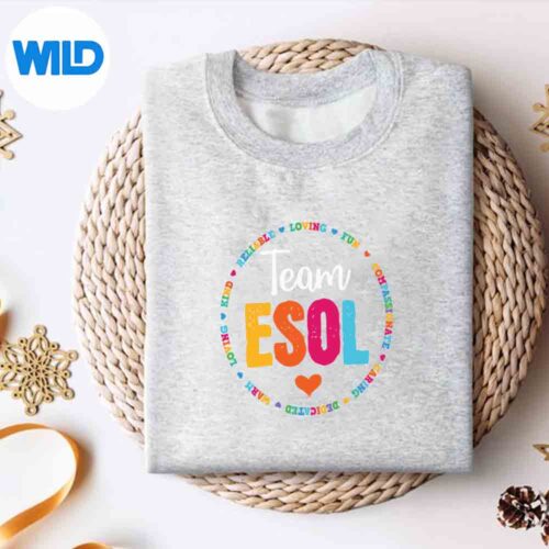 BackToSchoolTeachersCrewStudentsTeamEsolTeachersweater