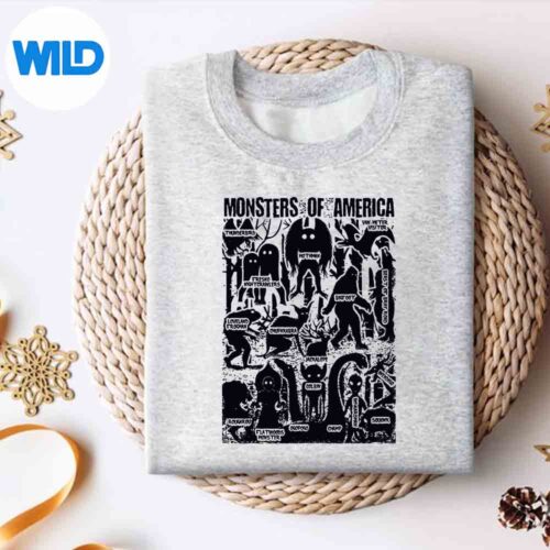 Bigfoot Mothman Champ And Other Monsters Of America Cryptid PNG SVG for Cricut 4 BigfootMothmanChampAndOtherMonstersOfAmericaCryptidsweater
