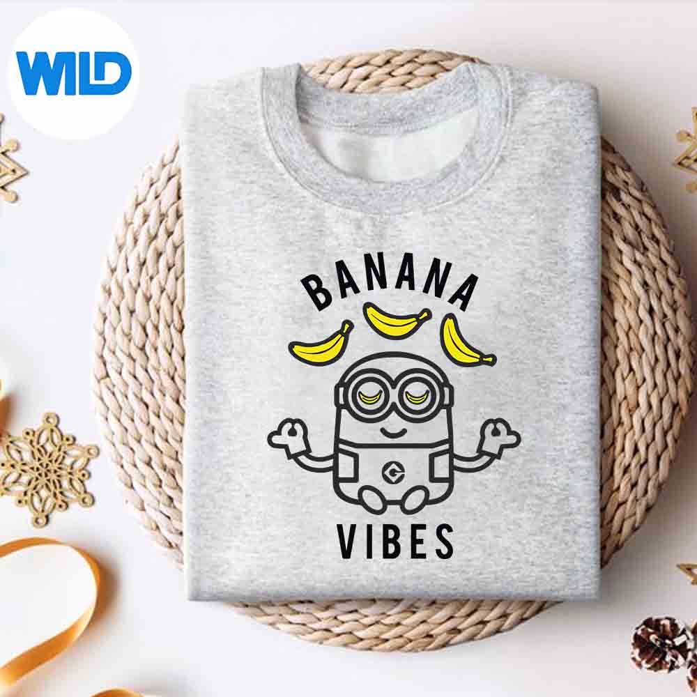 Despicable Me Minions Banana Vibes Meditation Minion Sketch Design for Cricut 2 Despicable Me Minions Banana Vibes Meditation Minion Sketch Design for Cricut - Image 2