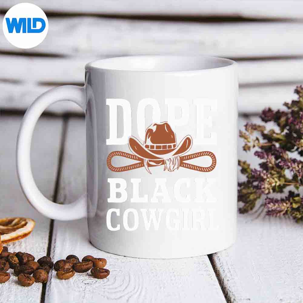 Dope Black Cowgirl African Cowgirl Black History Juneteenth SVG PNG Download 7 DopeBlackCowgirlAfricanCowgirlBlackHistoryJuneteenthmug