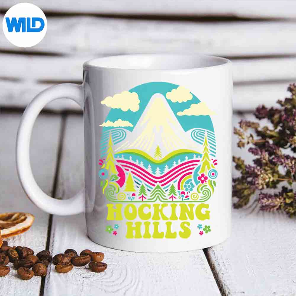 Hocking Hills Groovy Hocking Hills Vector Design 1 Hocking Hills Groovy Hocking Hills Vector Design