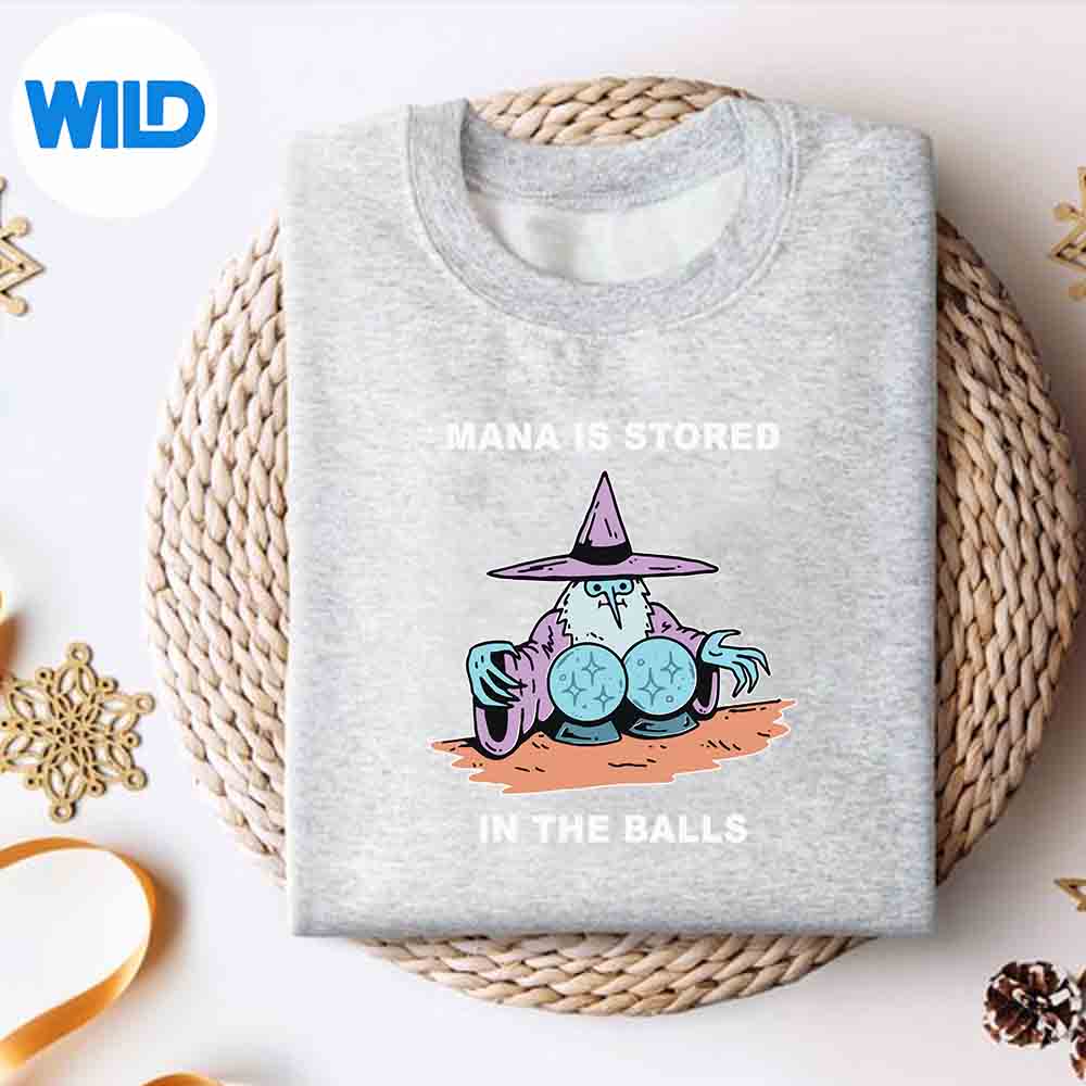 Alternative view of Mana Is Stored In The Balls SVG Cut File