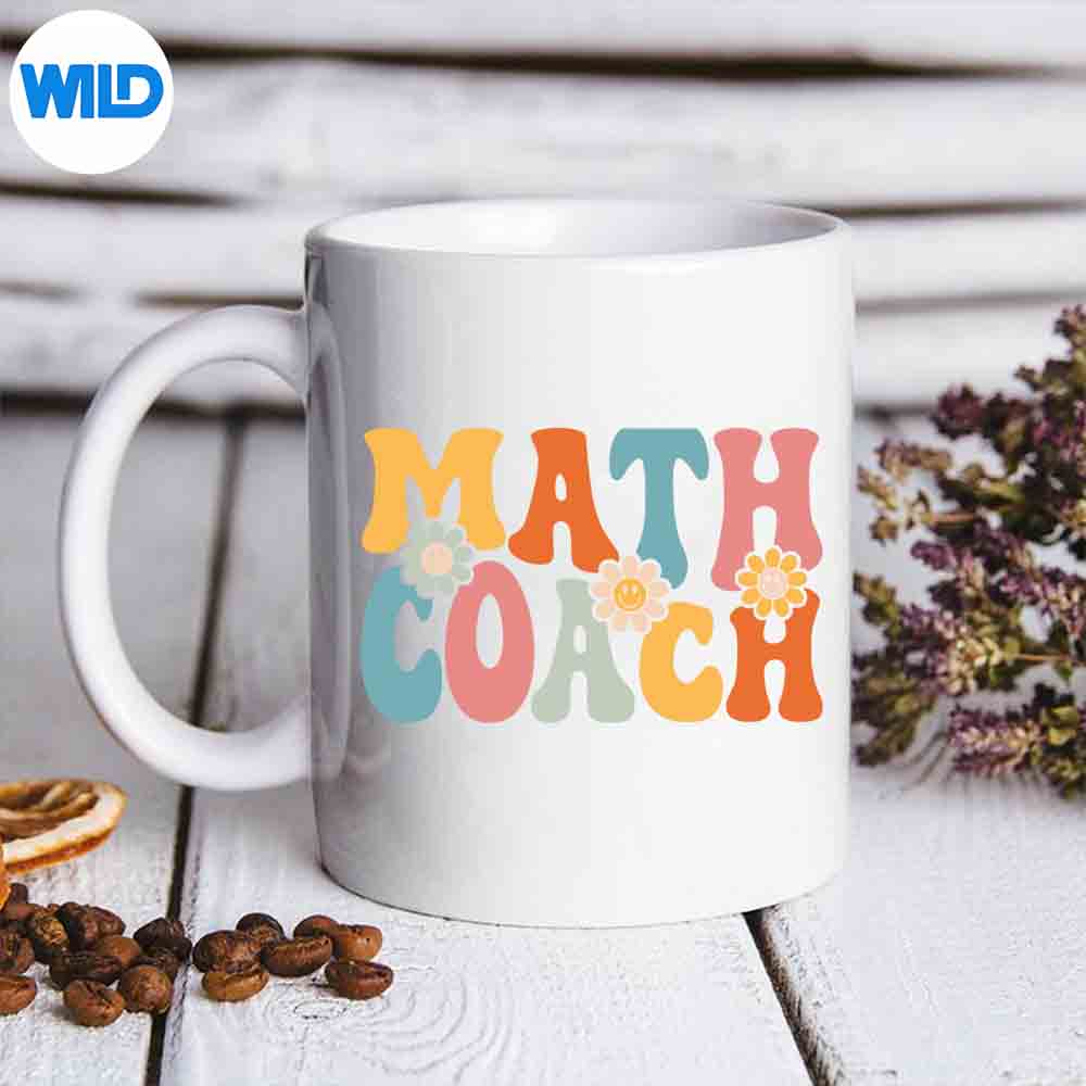 Math Coach Back To School Teachers Students Cut File