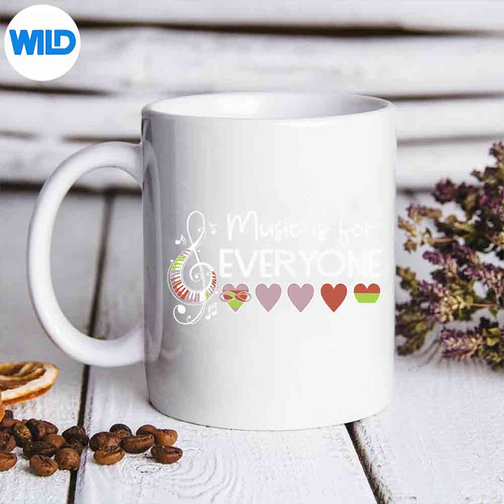 Music Is For Everyone Africa Black Stundents Back To School PNG SVG for Cricut