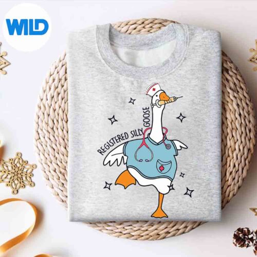 Nurse Registered Silly Goose Nursing School For Nursing Rn Silhouette SVG PNG Cut File 4 NurseRegisteredSillyGooseNursingSchoolForNursingRnsweater