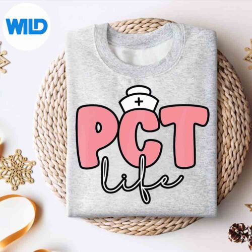 Pct Nurse Pct Life Hospital Rn And Patient Care Tech Digital Design 4 PctNursePctLifeHospitalRnAndPatientCareTechsweater