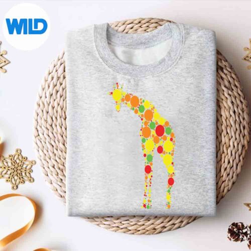 Polka Dot Day Giraffe International Dot Day SVG PNG Download 4 PolkaDotDayGiraffeInternationalDotDaysweater