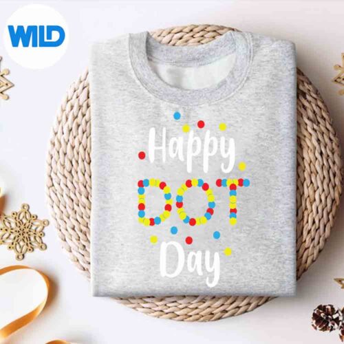 Polka Dot Day International Dot Day Dot Day Cut File 4 PolkaDotDayInternationalDotDayDotDaysweater