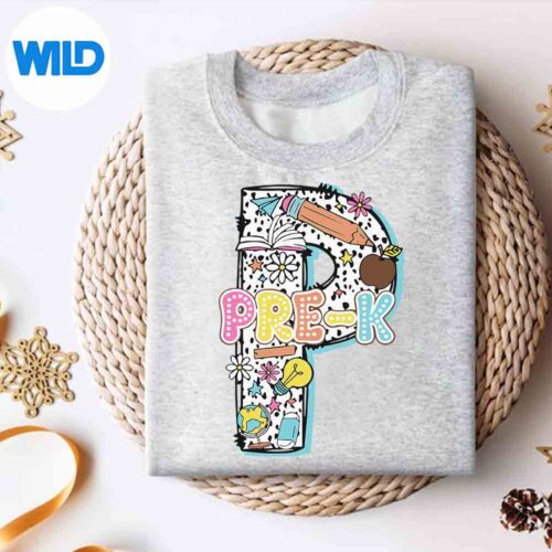 Prek Team Back To School Teacher Student Hello Kindergarten SVG PNG Cut File 4 PrekTeamBackToSchoolTeacherStudentHelloKindergartensweater