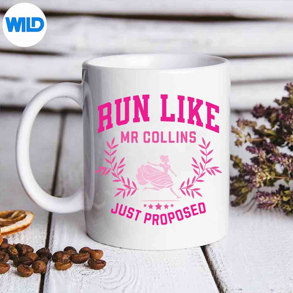RunLikeMrCollinsJustProposedVintagemug
