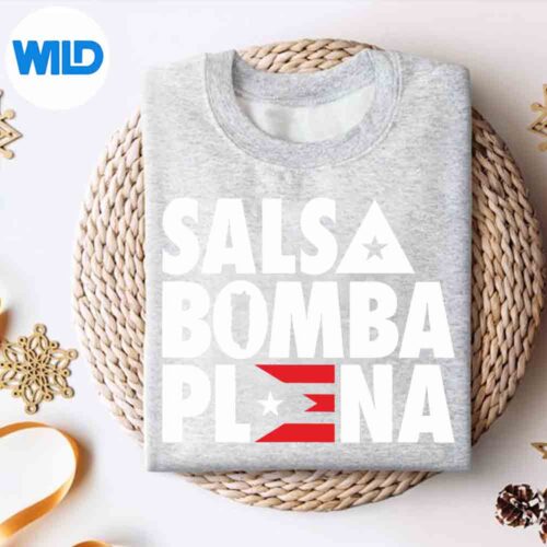 SalsaBombaPlenaBanderaPuertoRicoFlagsweater