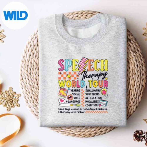 Speech Therapy World Tour Lightning Slp Speech Pathologist SVG PNG Digital Download 4 SpeechTherapyWorldTourLightningSlpSpeechPathologistsweater