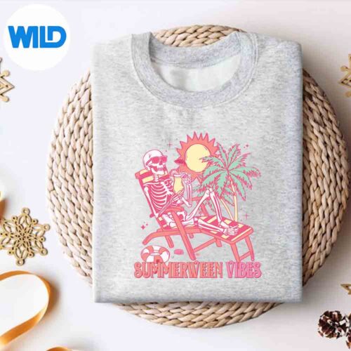 Summerween Vibes Skeleton Summer Vacation Beach PNG SVG for Cricut 4 SummerweenVibesSkeletonSummerVacationBeachsweater 1