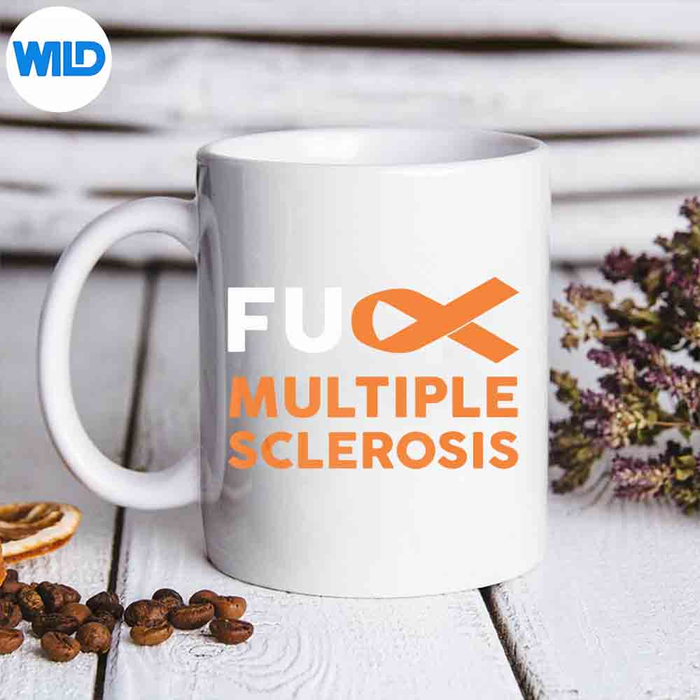 Support Survivor Fuck Ms Multiple Sclerosis Awareness PNG SVG for Cricut
