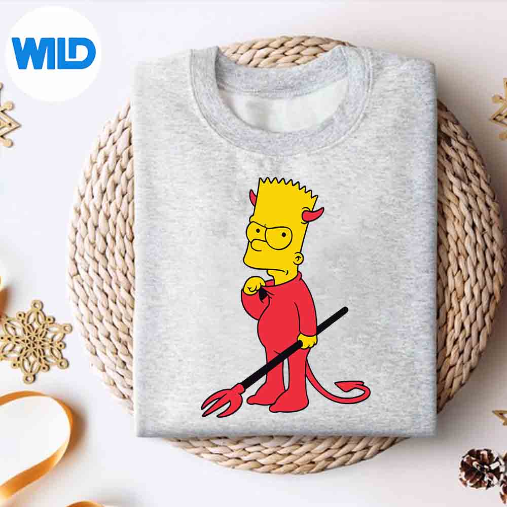 The Simpsons Bart Devil Suit Treehouse Of Horrors Halloween SVG PNG Cut File 2 The Simpsons Bart Devil Suit Treehouse Of Horrors Halloween SVG PNG Cut File - Image 2