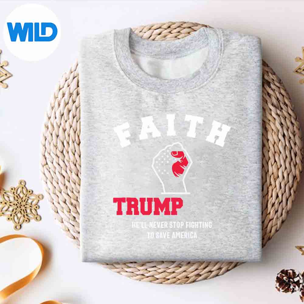 Trump Hell Never Stop Fighting To Save America Design for Cricut 2 Trump Hell Never Stop Fighting To Save America Design for Cricut - Image 2