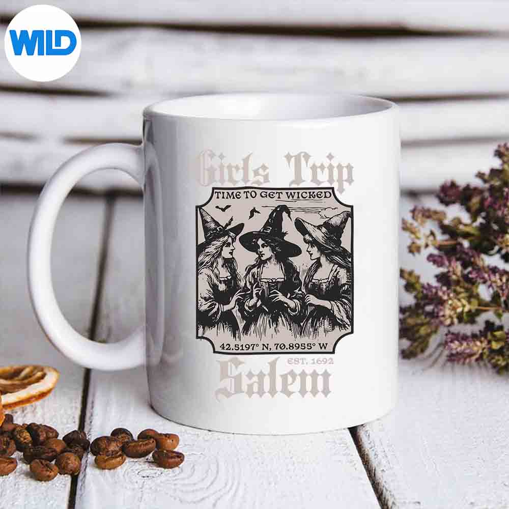 Vintage Girls Trip To Salem Time To Get Wicked Halloween SVG PNG 7 VintageGirlsTripToSalemTimeToGetWickedHalloweenmug