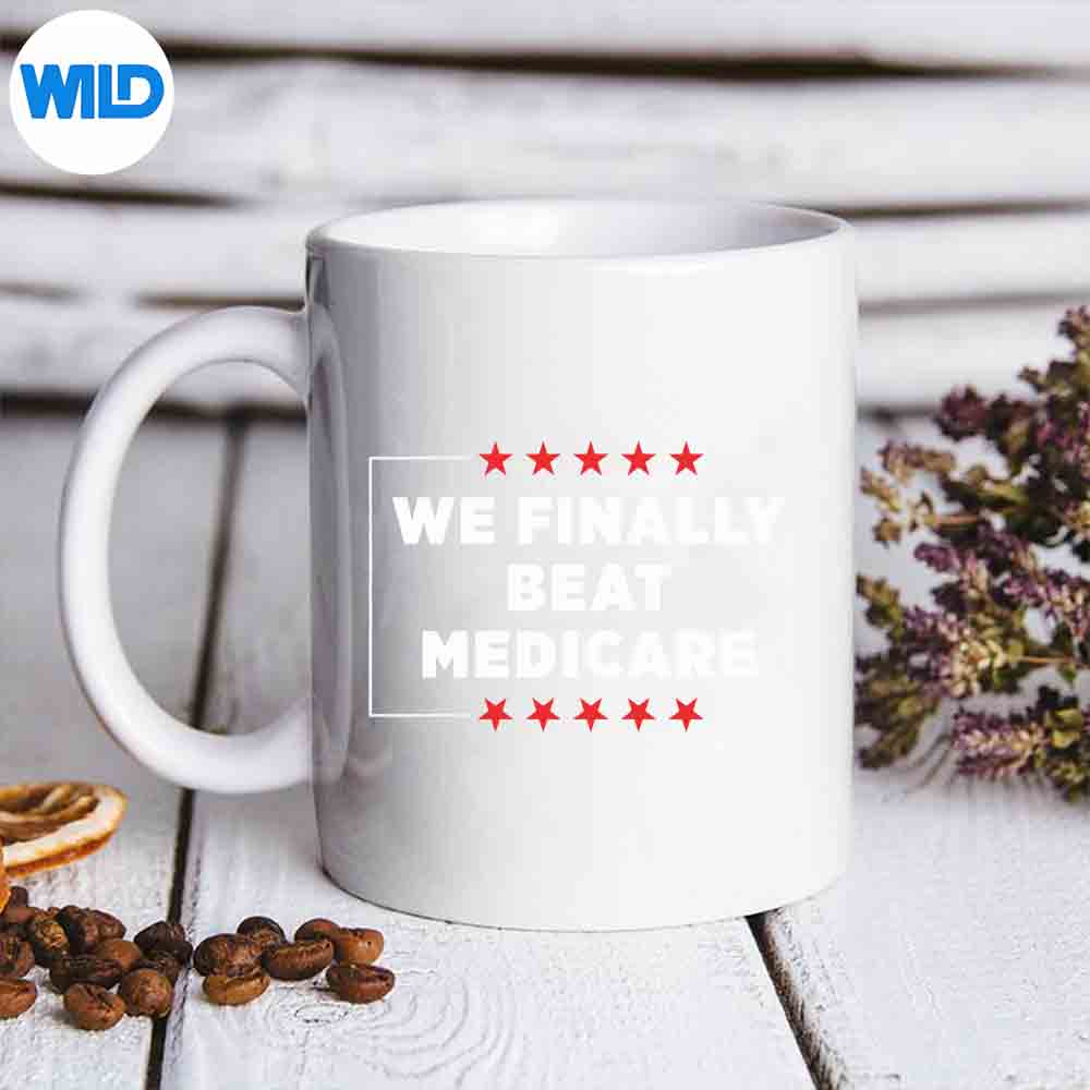 WeFinallyBeatMedicareVintagemug