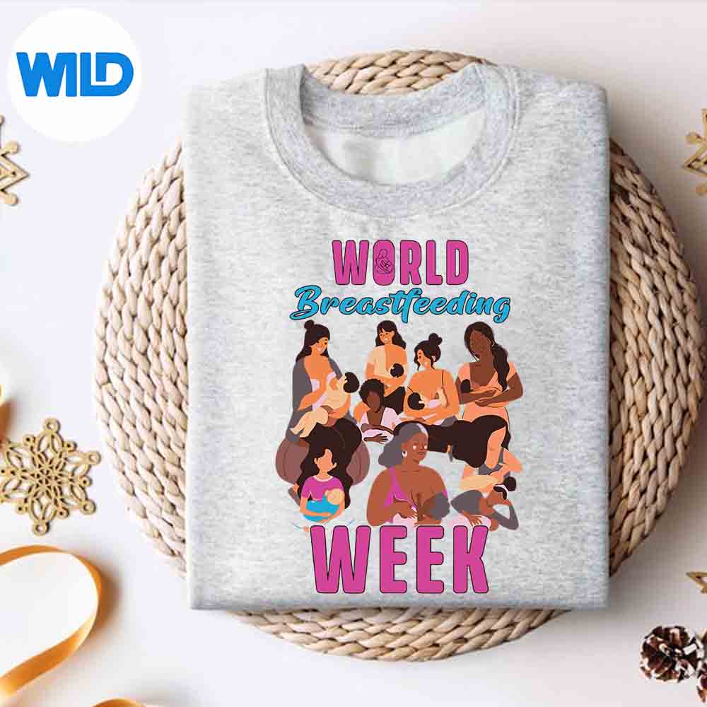 World Breastfeeding Week Breast Milk Awareness Mother Mom Digital Download 2 World Breastfeeding Week Breast Milk Awareness Mother Mom Digital Download - Image 2