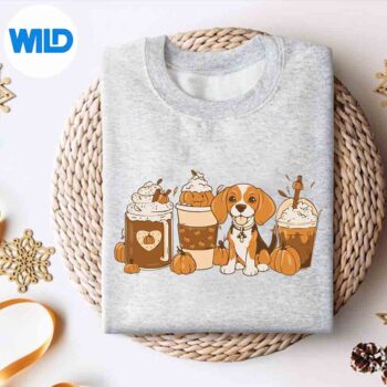 Beagle Puppy Pumpkin Spice Dog Mom Coffee Lover Retro Fall Design for Cricut 4 BeaglePuppyPumpkinSpiceDogMomCoffeeLoverRetroFallsweater
