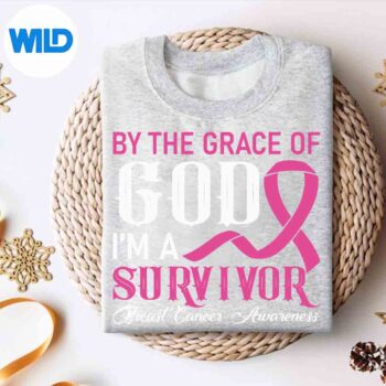 By The Grace God Im A Survivor Breast Cancer Survivor Wonderful Terrific SVG PNG Digital Download 4 ByTheGraceGodImASurvivorBreastCancerSurvivorWonderfulTerrificsweater