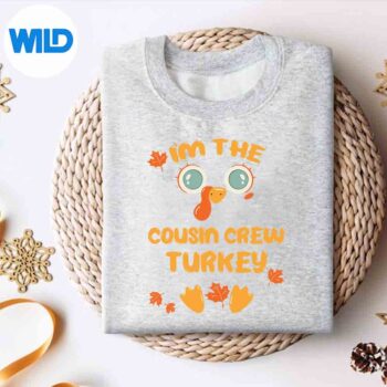 Cousin Crew Turkey Matching Family Thanksgiving Party Pajama Silhouette SVG PNG 4 CousinCrewTurkeyMatchingFamilyThanksgivingPartyPajamasweater