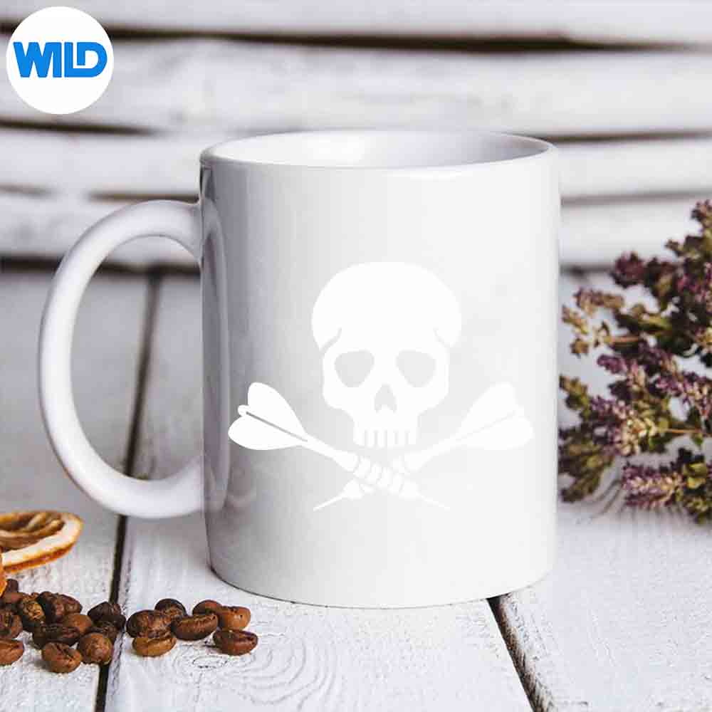 DartsSkullVintagemug