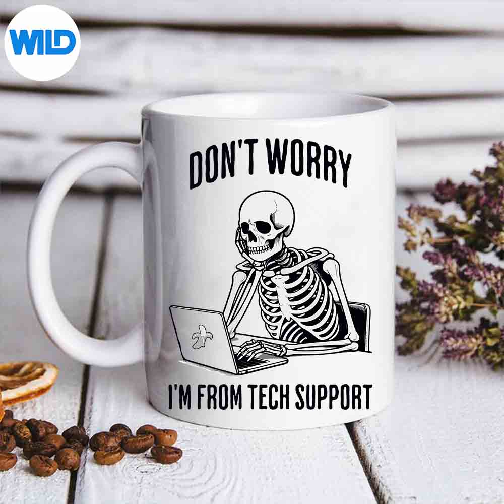 DontWorryImFromTechSupportBoredSkeletonmug