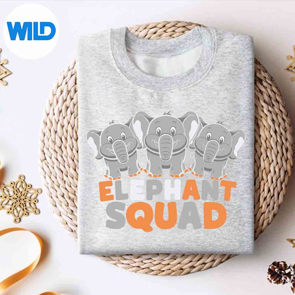 Elephant Squad For Elephant Lover Elephant Design for Cricut 2 Elephant Squad For Elephant Lover Elephant Design for Cricut - Image 2