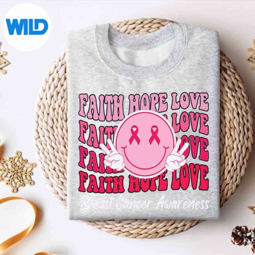 Faith Hope Love Breast Cancer Awareness Month Warrior SVG PNG Digital Download 4 FaithHopeLoveBreastCancerAwarenessMonthWarriorsweater