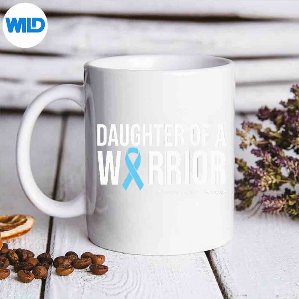 Family Prostate Cancer Awareness Light Blue Daughter Warrior SVG Cut File