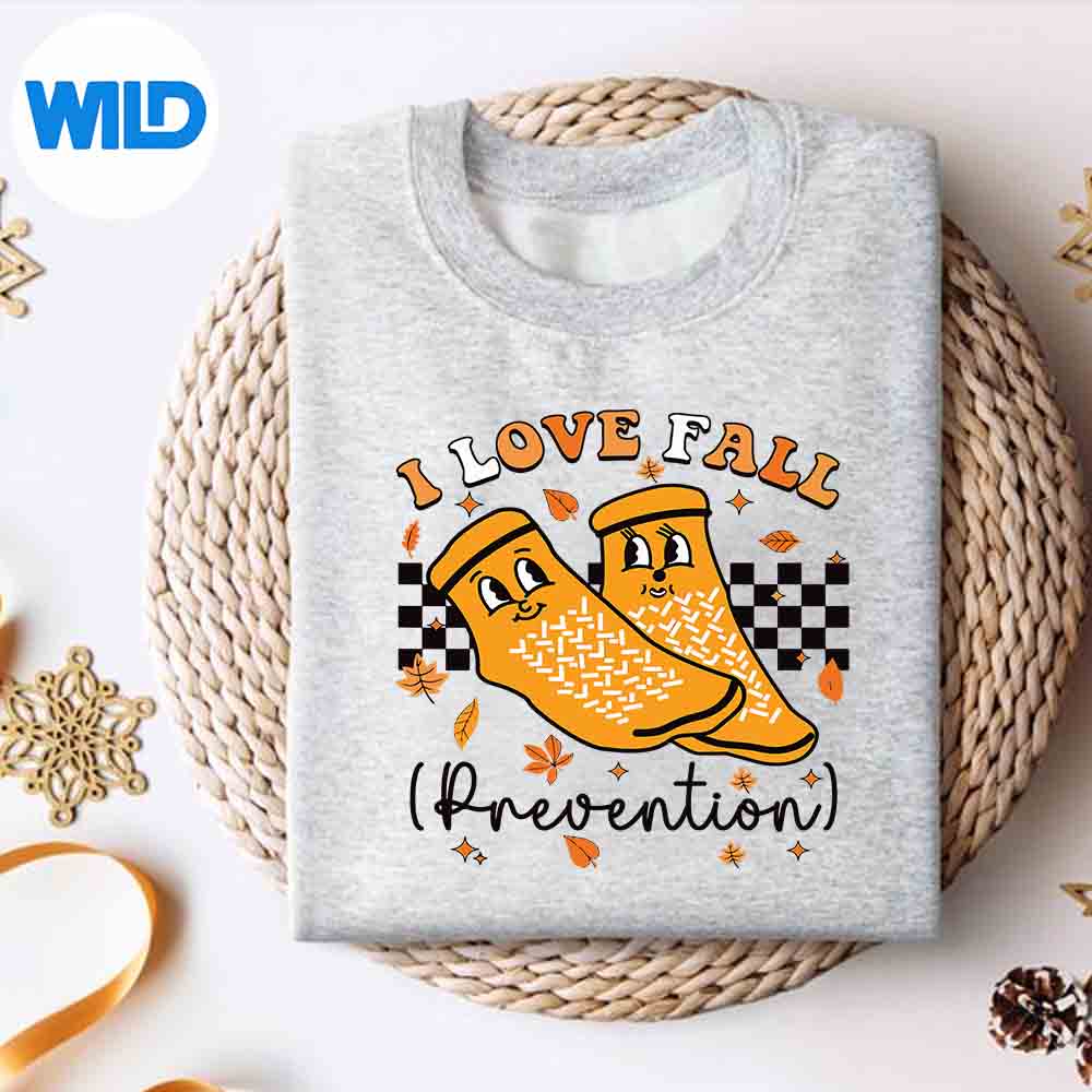 Groovy Retro I Love Fall Prevention Fall Physical Therapy Digital Download 2 Groovy Retro I Love Fall Prevention Fall Physical Therapy Digital Download - Image 2