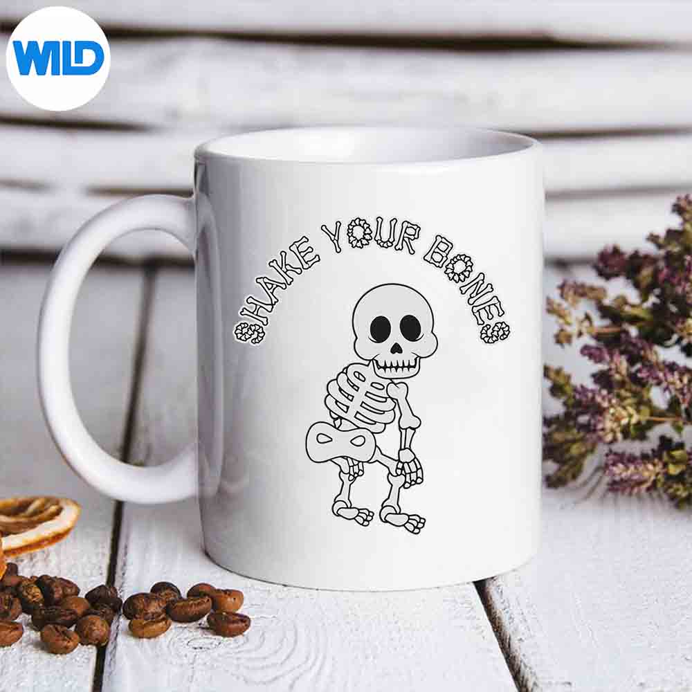 HalloweenSkeletonVibesDanceTwerkingSkeletonTwerkmug