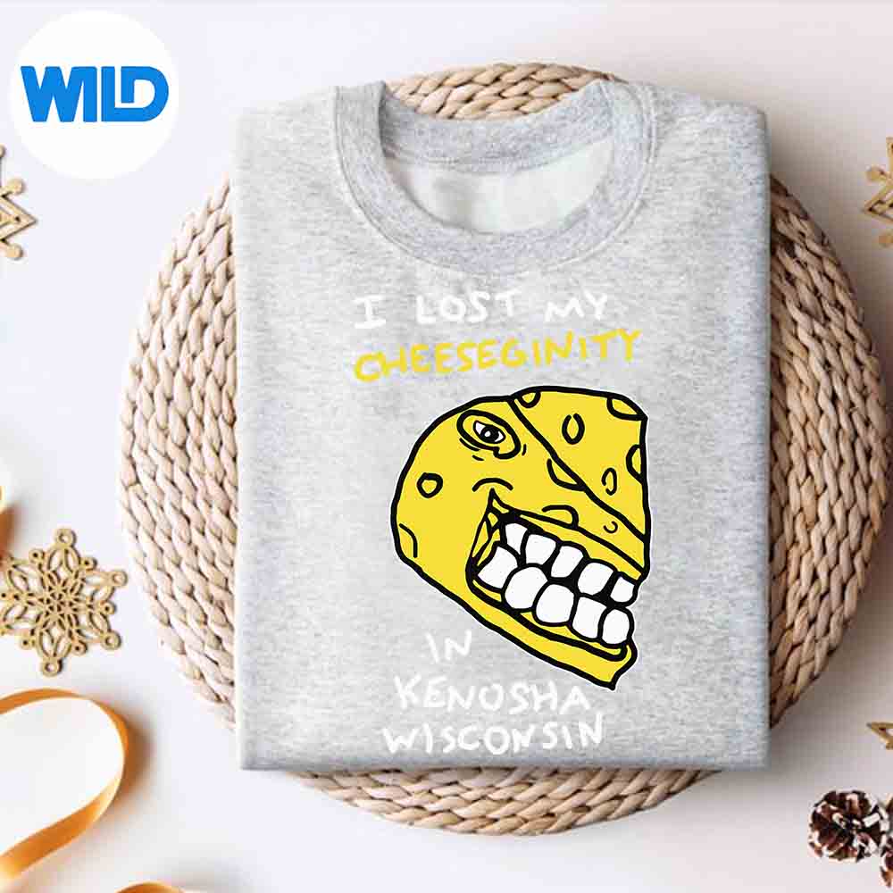 Alternative view of I Lost My Cheeseginity In Kenosha Wisconsin Meme Silhouette SVG PNG Cut File