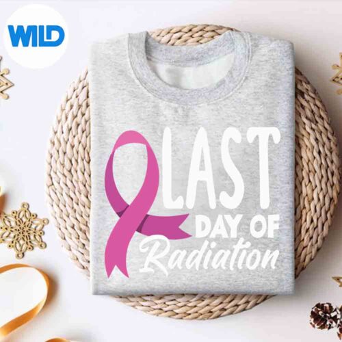 LastDayOfRadiationBreastCancerAwarenesssweater