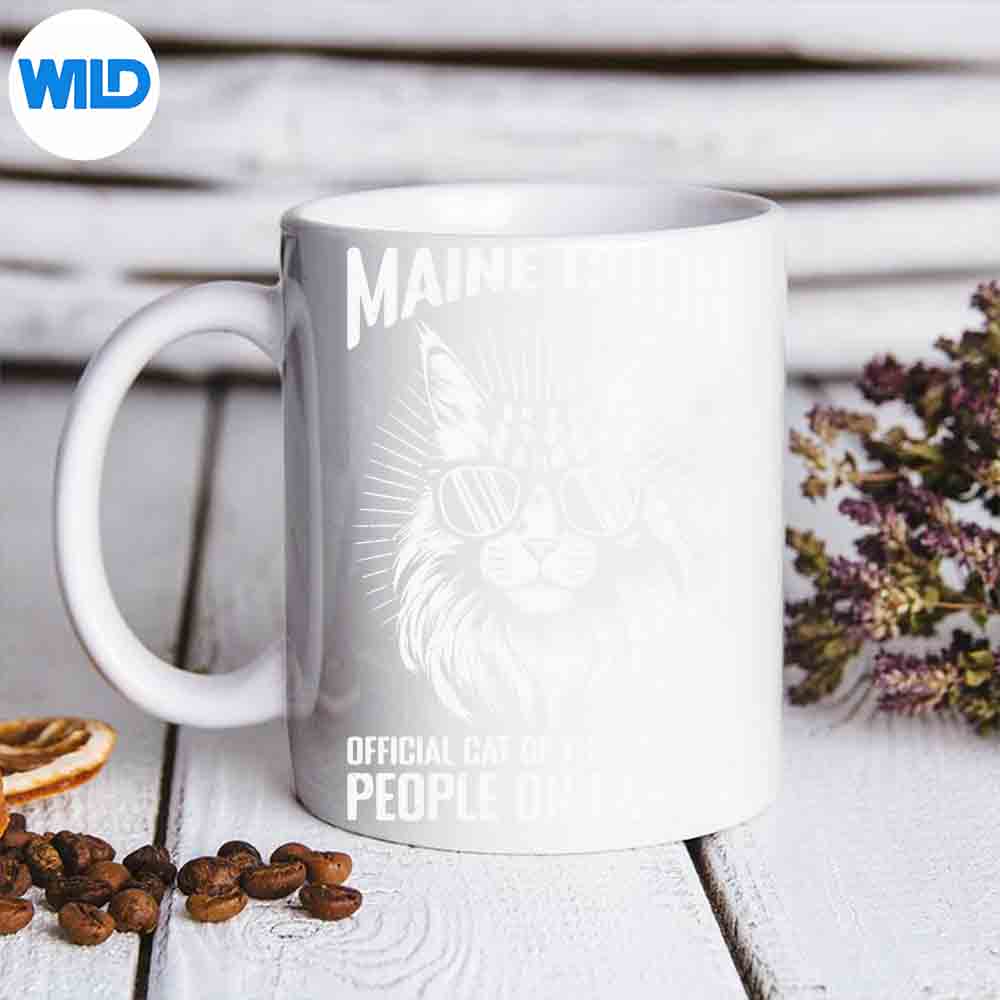 Maine Coon Official Cat Of The Coolest People Maine Coons Silhouette SVG PNG Cut File