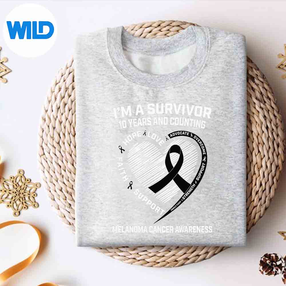 Alternative view of Melanoma Cancer Survivor Skin Cancer Year Survivor Design for Cricut