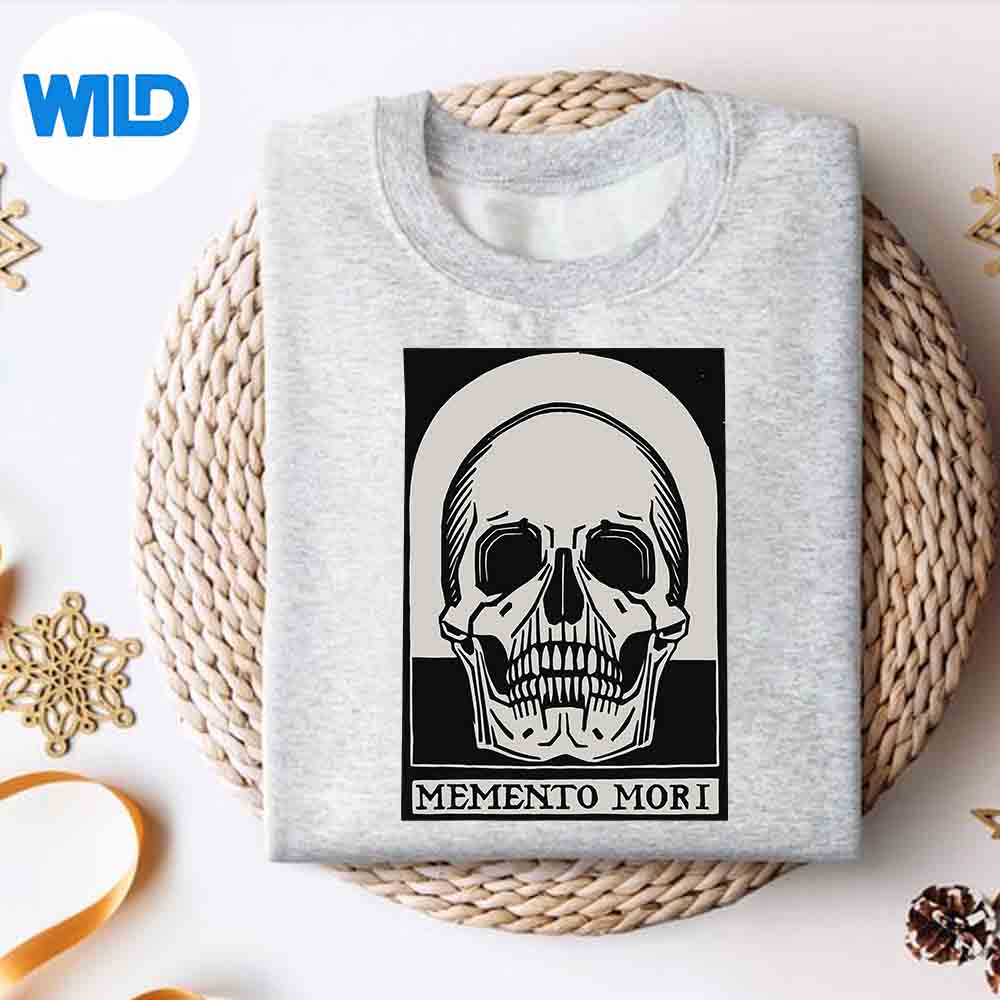 Memento Mori Skull Latin Vintage SVG PNG Download 2 Memento Mori Skull Latin Vintage SVG PNG Download - Image 2