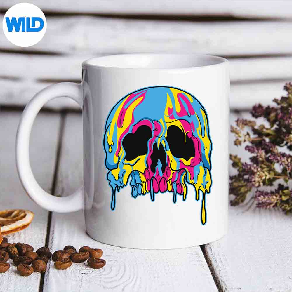Pansexual Lgbtq Candle Sugar Skull Gay Pride SVG PNG Download 7