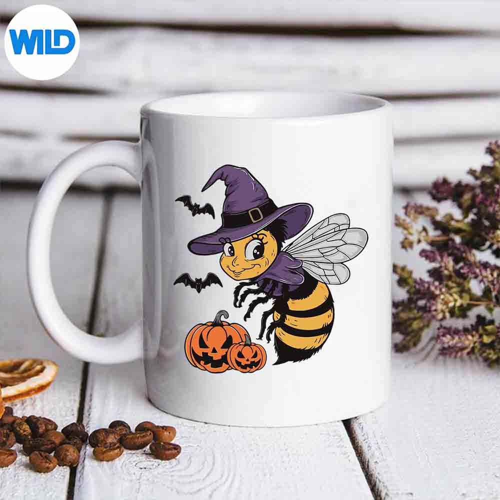 Pumpkin Bat Witch Costume Bee Halloween Design for Cricut