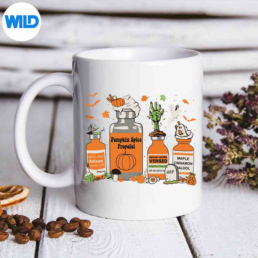 PumpkinSpicePropofolAtivanVersedHaldolHalloweenNursemug