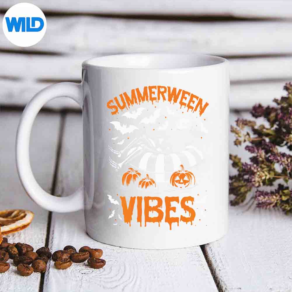SummerweenVibesSkeletonFloatSummerHalloweenmug