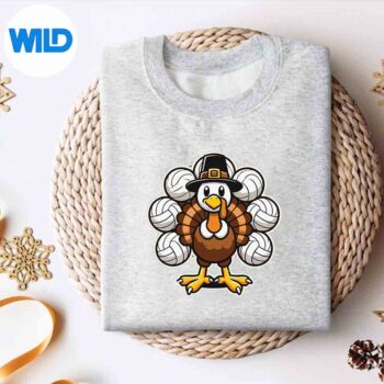 Volleyball Turkey Thanksgiving Animal Bird Sports Play Silhouette SVG PNG Cut File 4 VolleyballTurkeyThanksgivingAnimalBirdSportsPlaysweater