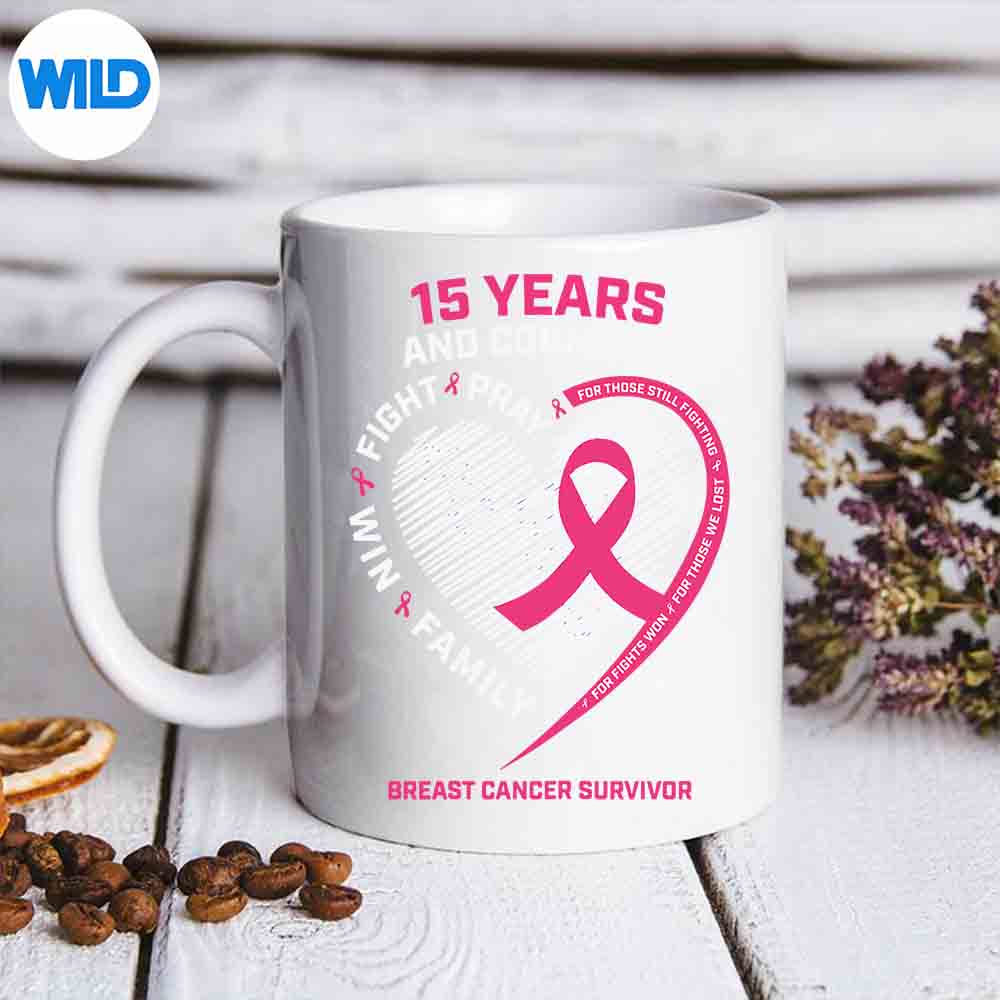Years Cancer Free Year Breast Cancer Survivor Silly Funny Silhouette SVG PNG